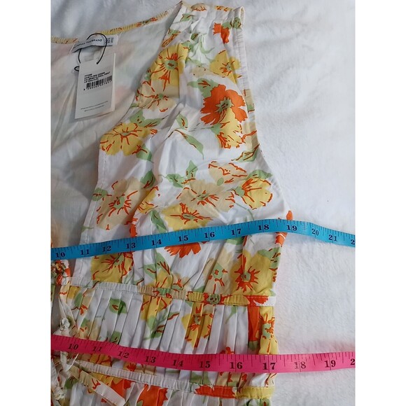 FAITHFULL THE BRAND Korita Mini Dress Palermo Floral Print Lined Size 10/XL - Picture 9 of 12
